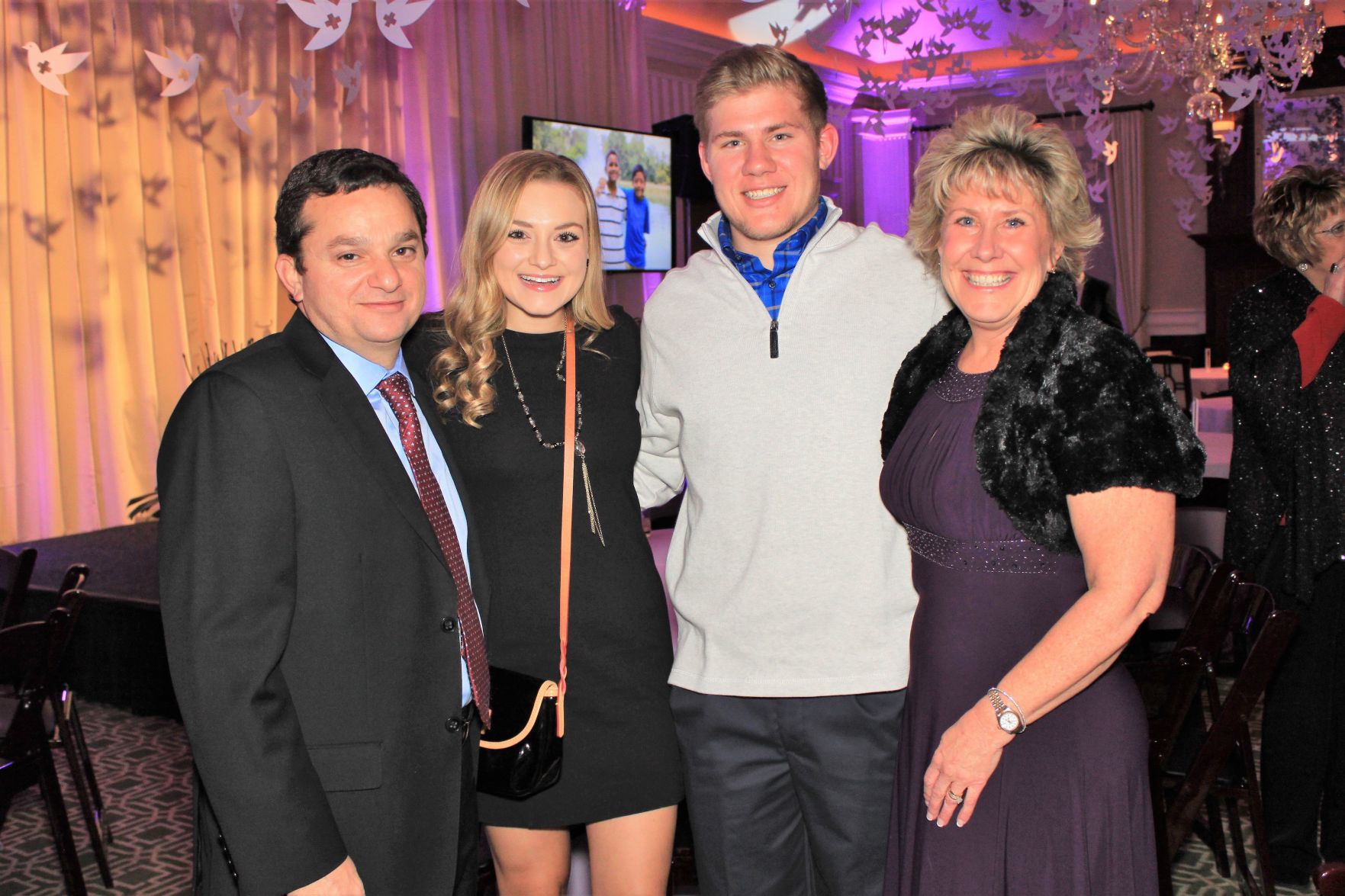 Paul Malak, Elicia Malak, Clayton Wulf, Linda Wulf